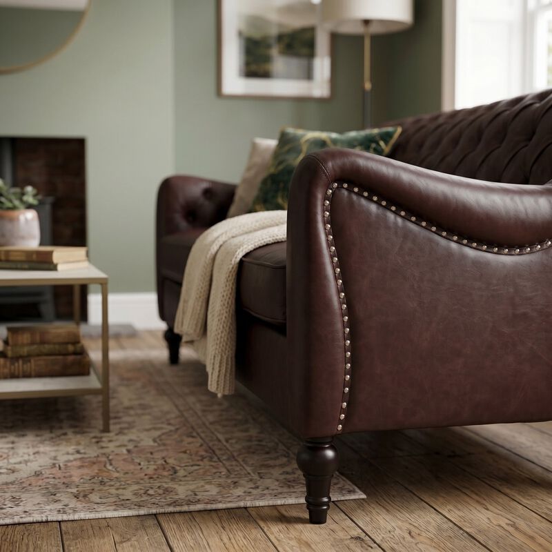 Rislot PU Leather Sofa Set image number 7