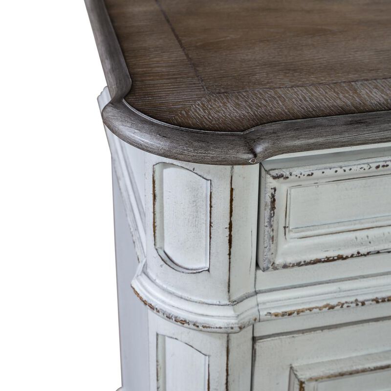 Liberty Furniture Magnolia Manor Credenza in Antique White image number 5