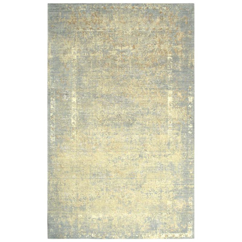 Hybrid Cut Pile Wool/ Tencel Rug, 9' x 12'
