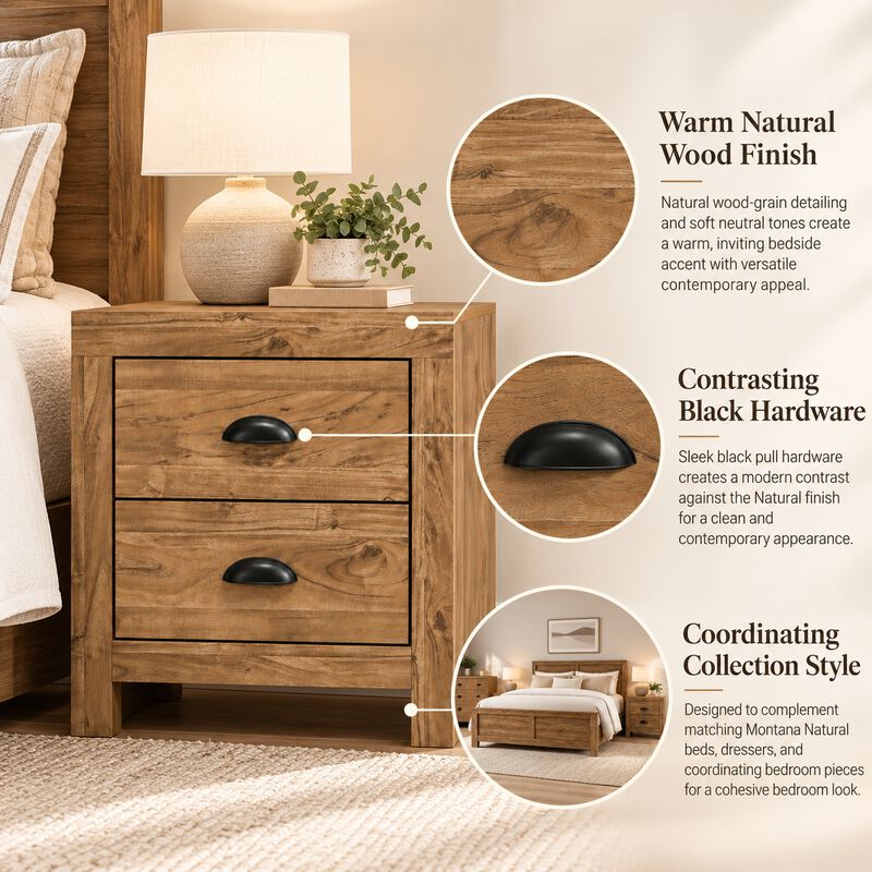Brenavique 2-Drawer Nightstand image number 3