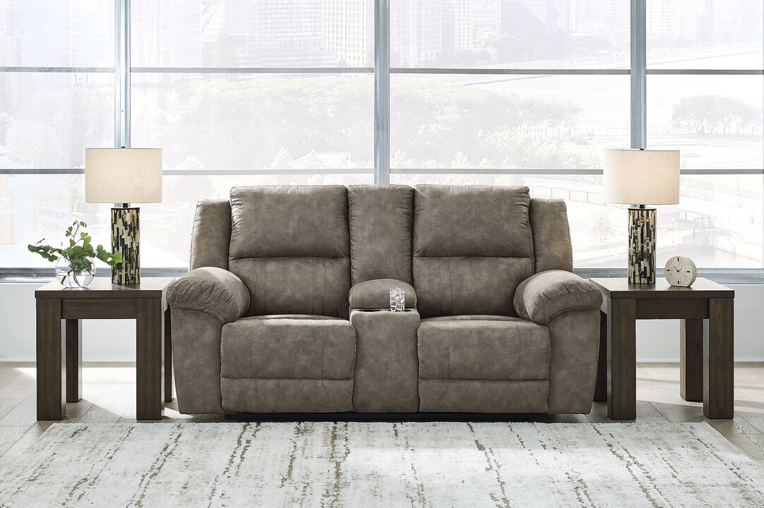 Frohn Reclining Loveseat W/Console