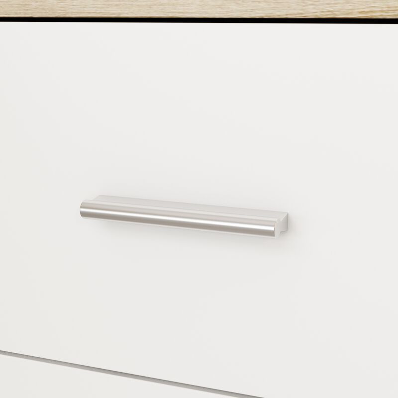 55.1&rdquo; L-Shaped Desk with Drawers and Shelves, Office Desk Corner Desk with Storage, Computer Desk Craft Desk for Home Office Bedroom