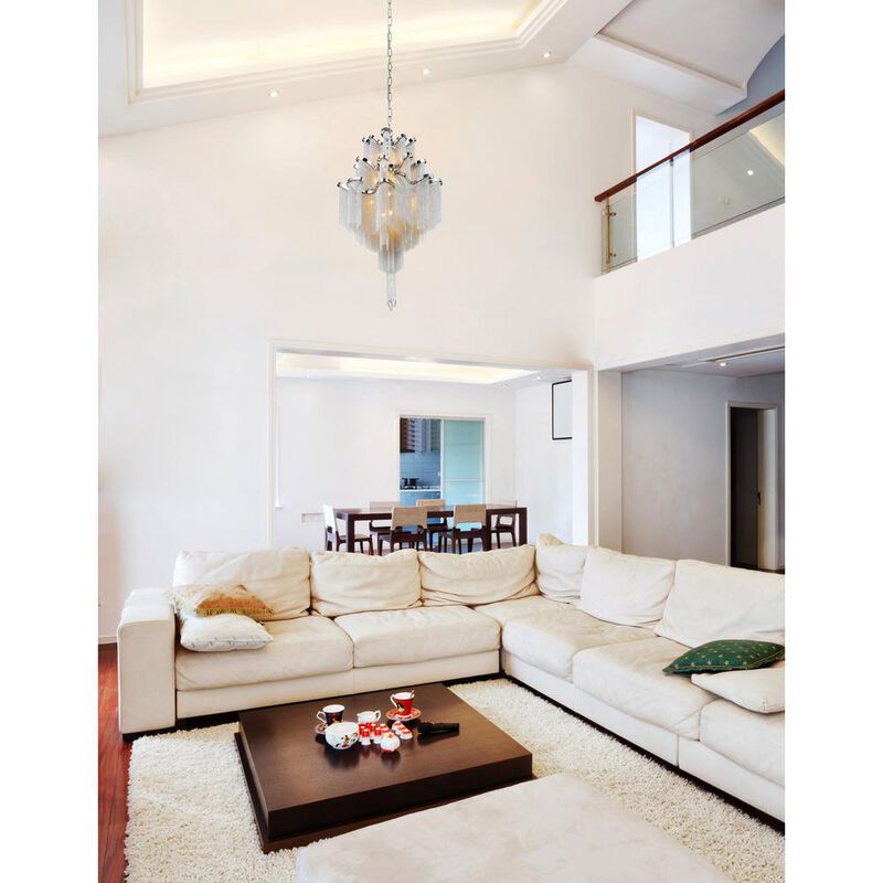 CWI Lighting Daisy 17 Light Down Chandelier With Chrome Finish