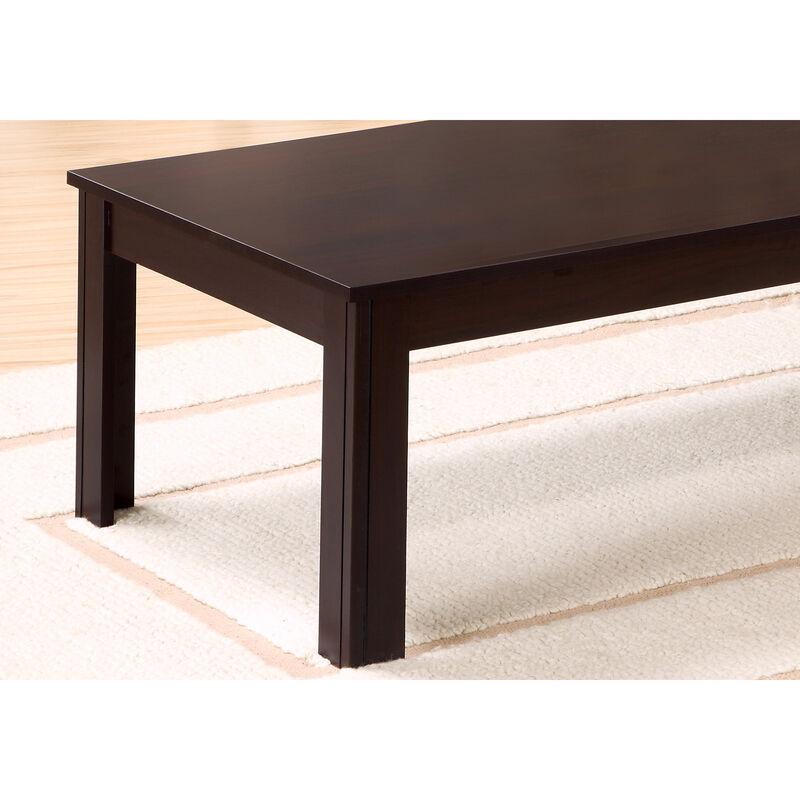 Monarch Specialties I 7842P Table Set, 3pcs Set, Coffee, End, Side, Accent, Living Room, Laminate, Brown, Transitional