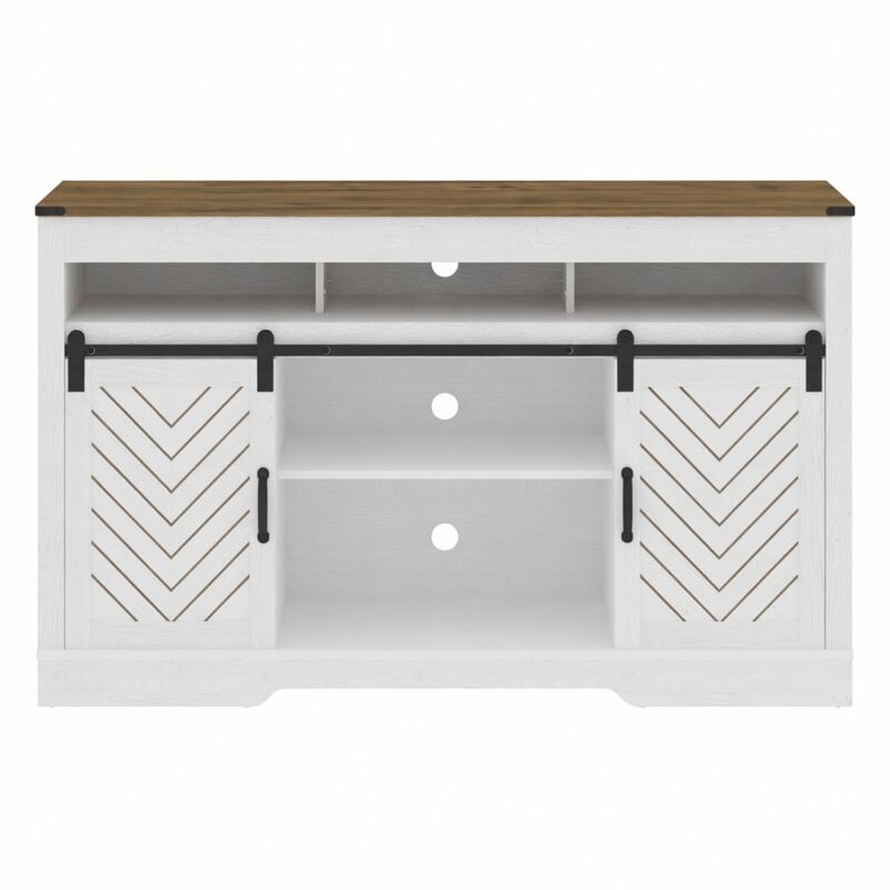 Wulcon Farmhouse TV Stand image number 0