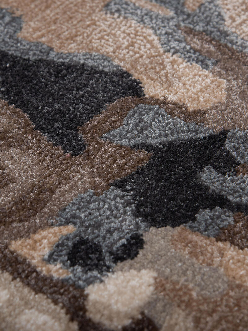 Kinetic KIN533 Brown/Blue 7'9" x 9'9" Rug