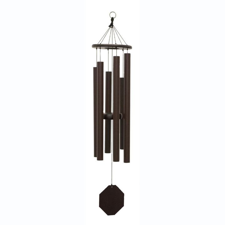 Outdoor Leisure Products Wind Chime made with powder coated Aluminum tubes in Textured Copper