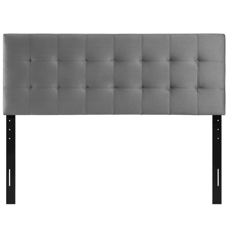 Lily Biscuit Tufted Performance Velvet Queen Headboard image number 2