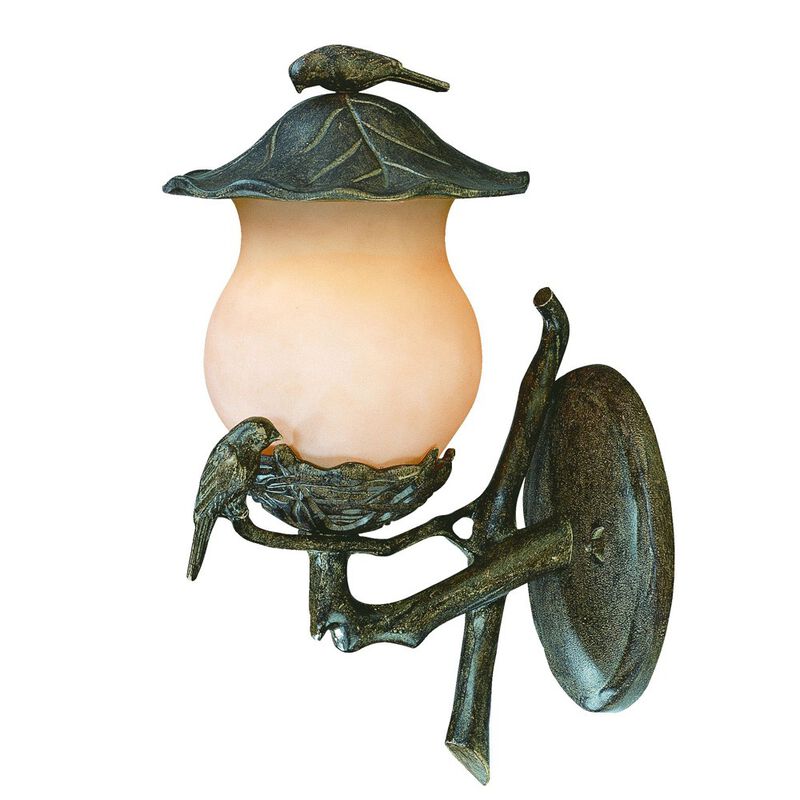 Decorative Wall Lantern with Bird Detail Design for Outdoor Lighting image number 0