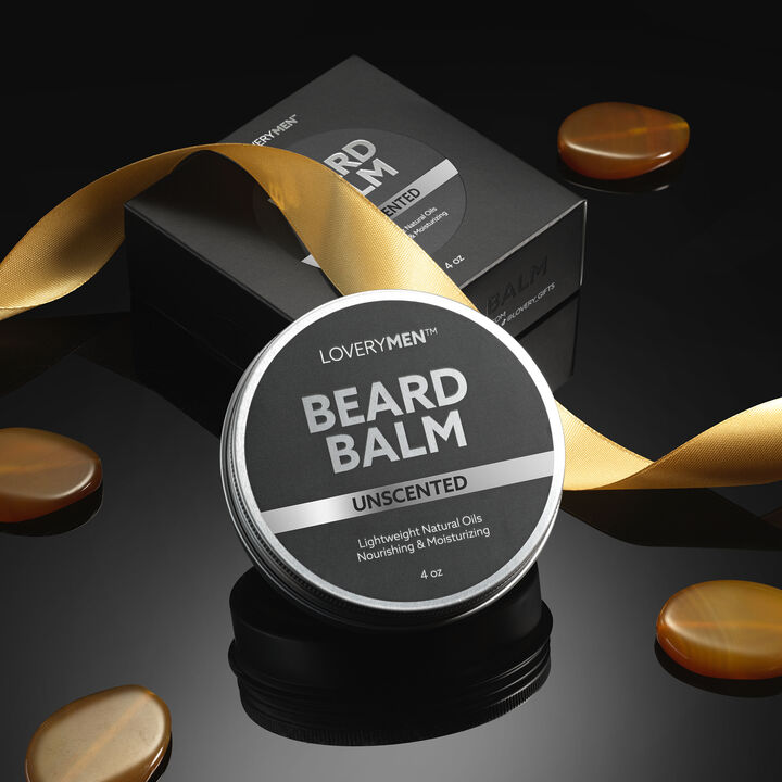 LOVERYMEN Unscented Beard Balm - 4 oz
