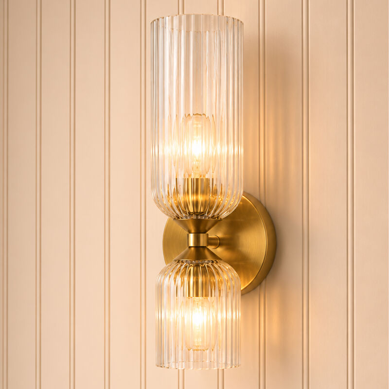 Nelly 12-in Socket Damp-Rated Wall/Vanity Light image number 4