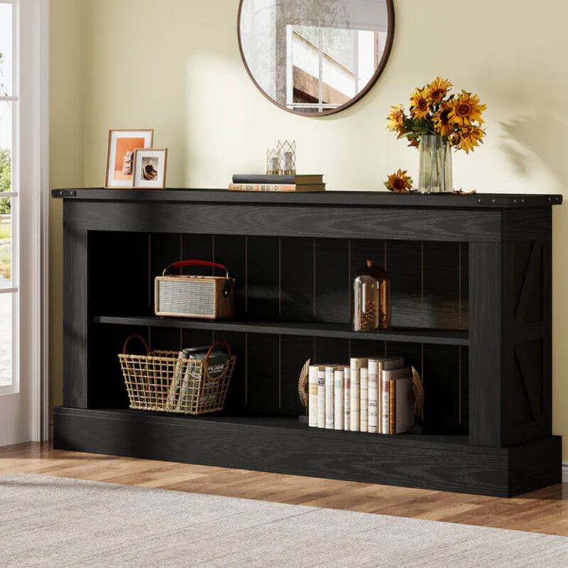 Sofa Console Table with Storage, Long Entryway Table image number 1
