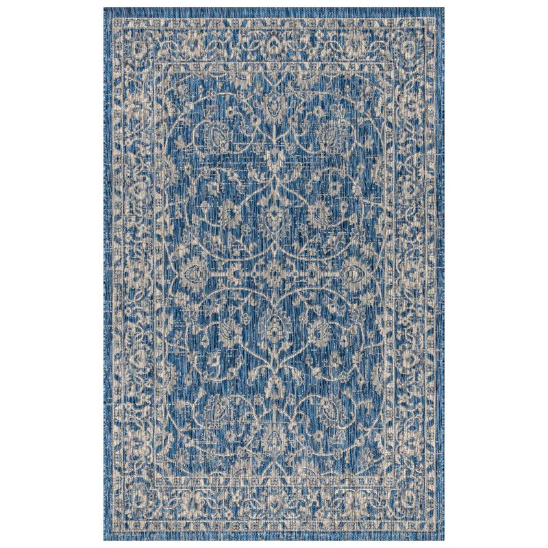 Palazzo Vine and Border Textured Weave Indoor/Outdoor Area Rug