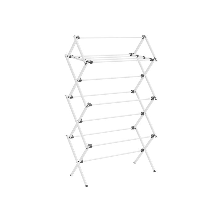 Foldable Clothes Drying Rack Compact and Adjustable for Efficient Air Drying