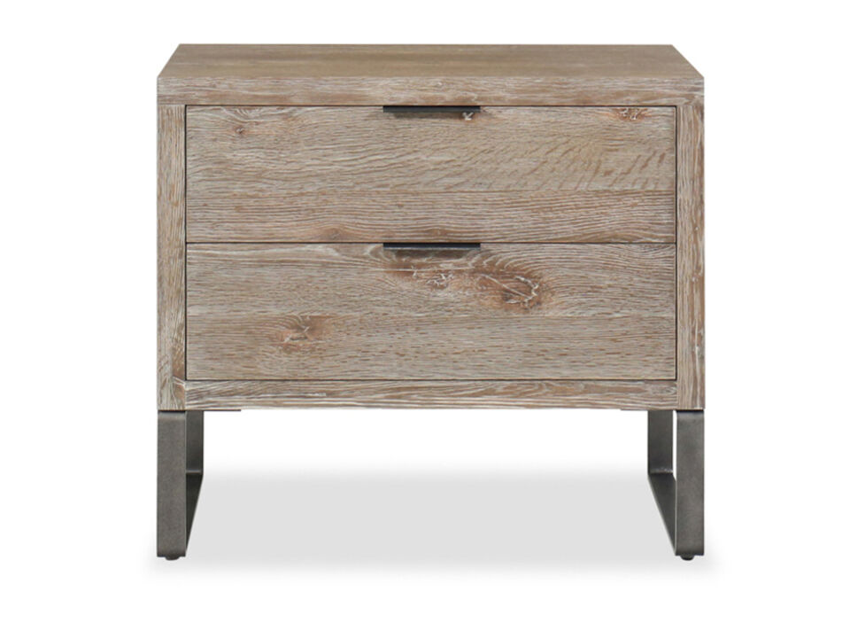 Tribeca Two Drawer Nightstand