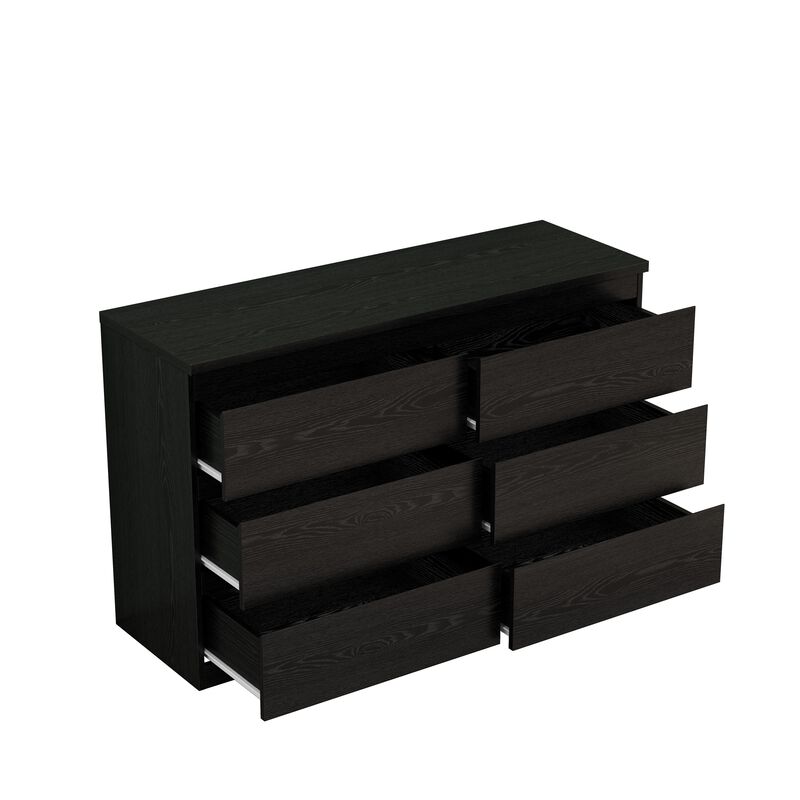 Bixnom 6‑Drawer Modern Dresser image number 5