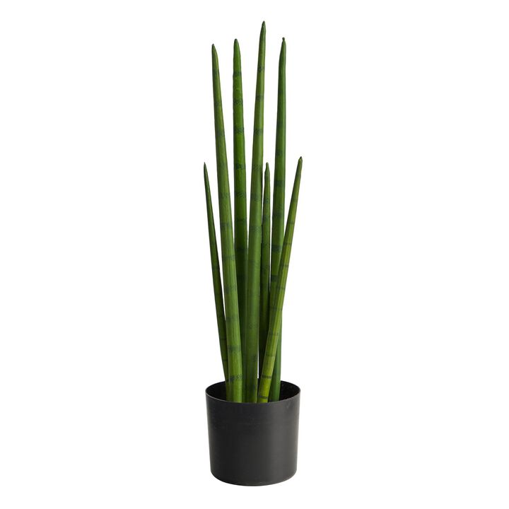 Nearly Natural 23-in Sansevieria Snake Artificial Plant