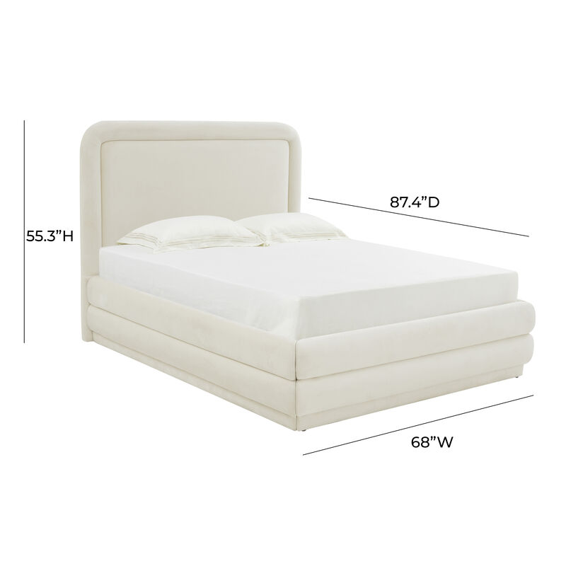 Briella Velvet Bed. image number 4