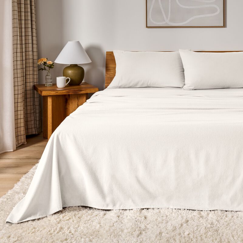 Soft & Cozy 100% Cotton Flannel Sheet Set image number 3