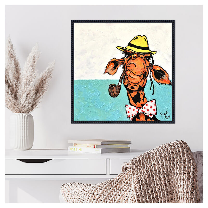 Mister Handsome by Anda Bieza Framed Canvas Wall Art