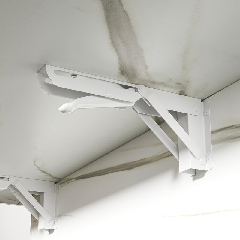 FUFU&GAGA Modern Marble-Top Textured Finish Desk, Sturdy Base and Smooth Surface (94.5 in. W x 35.4 in. D x 35.4 in. H), White