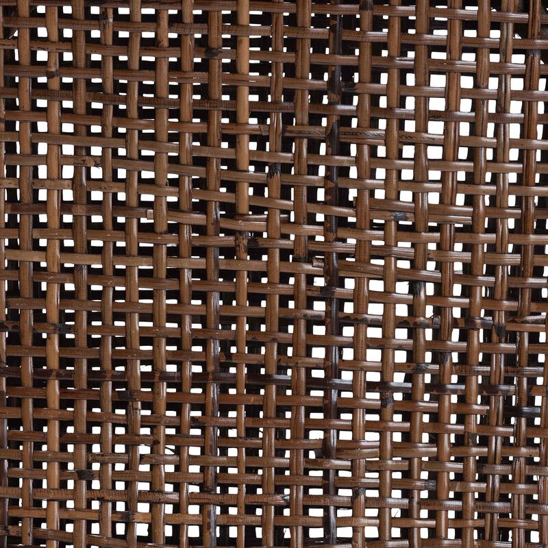 bali & pari Bella Swivel Rattan Bar Stool with Cushion - Handwoven Wicker Bar Chair with Backrest and Footrest, Coffee Bean image number 6