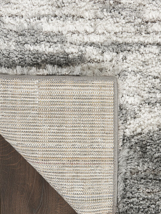 Dreamy Shag DRS02 Charcoal/Ivory 9' x 12' Rug
