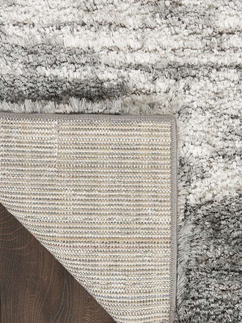 Dreamy Shag DRS02 Charcoal/Ivory 9' x 12' Rug