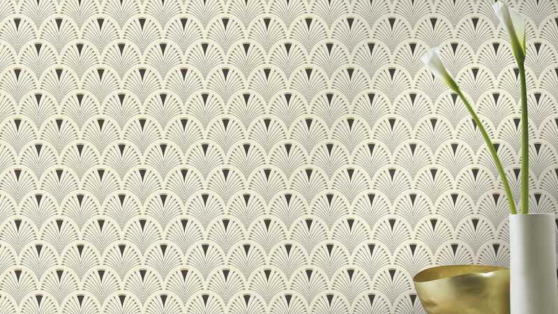 Ruhlmann Cream Fan Wallpaper image number 5