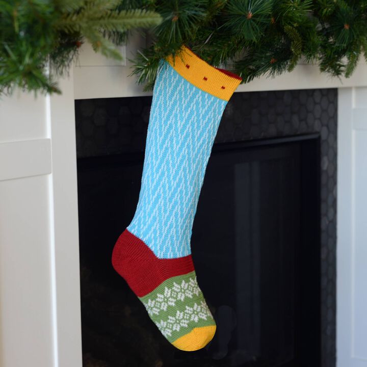 Colorful Stocking - Blue