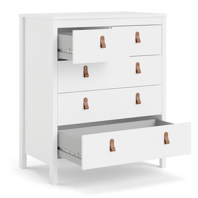 Tvilum Madrid 5 Drawer Chest , White