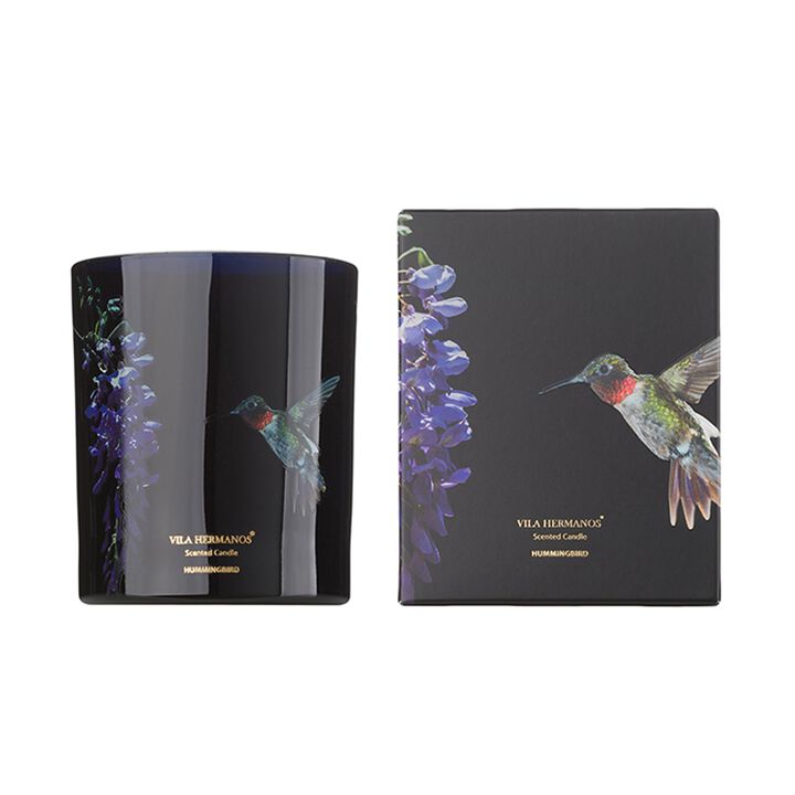 Candle in Jar JUNGLETOPIA COLIBRI HUMMINGBIRD 200gr 3.35 diam. x 4.13 in