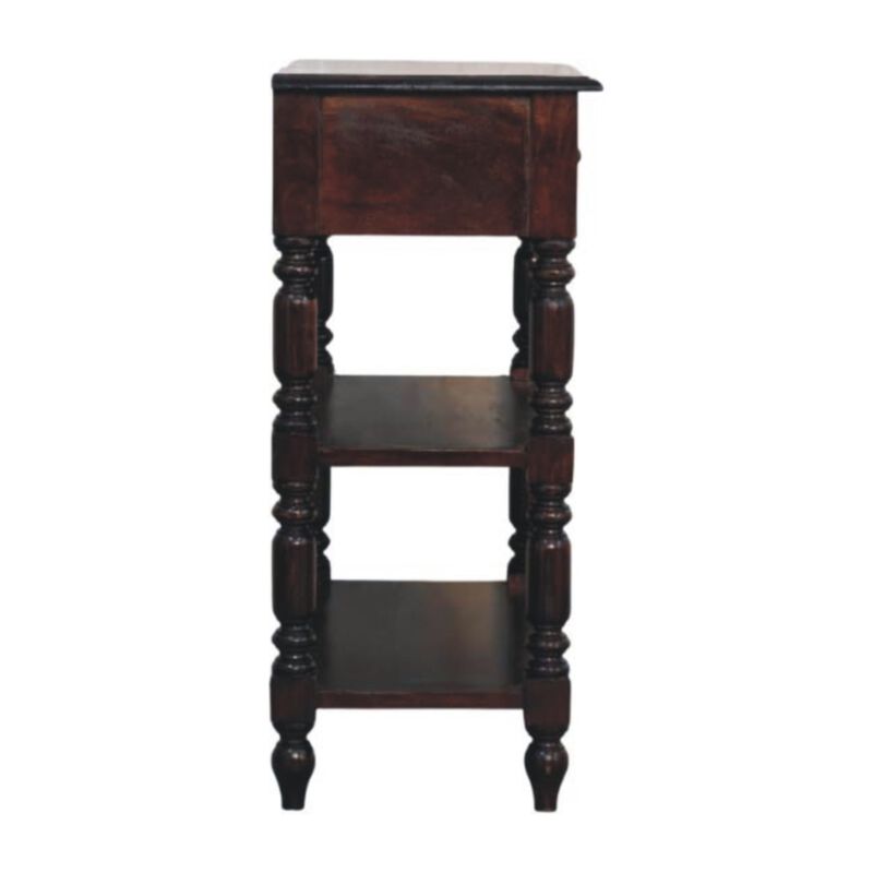 Artisan Furniture Solid Wood  Turned legs Cherry Side Table