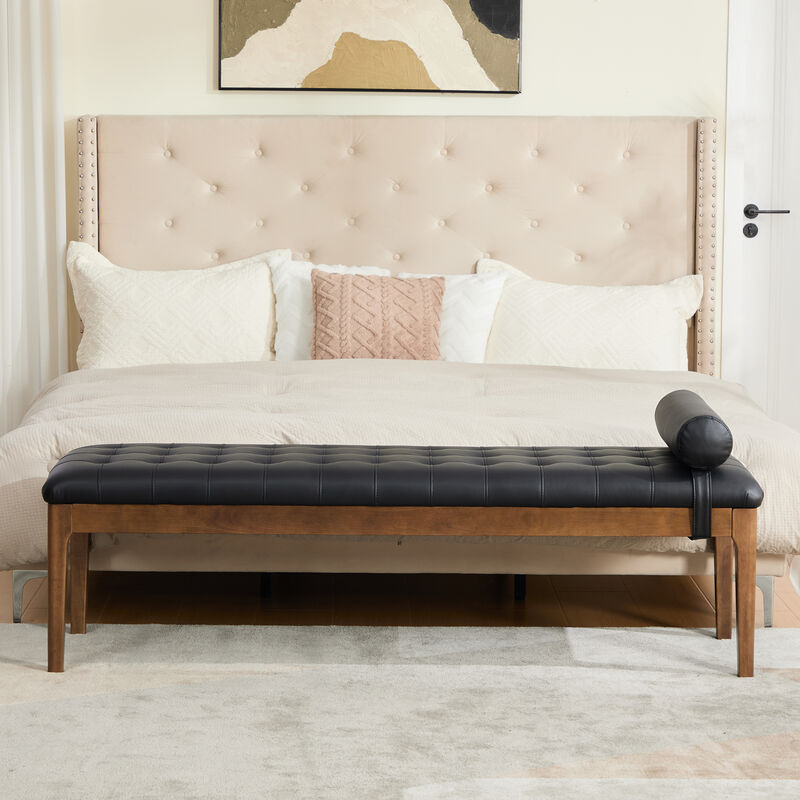 Tumlex Faux Leather Bed Bench image number 1