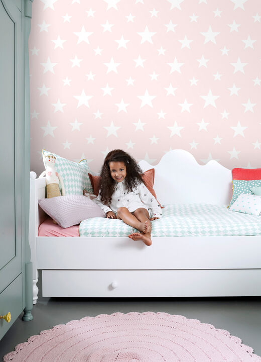 Amira Pink Stars Wallpaper