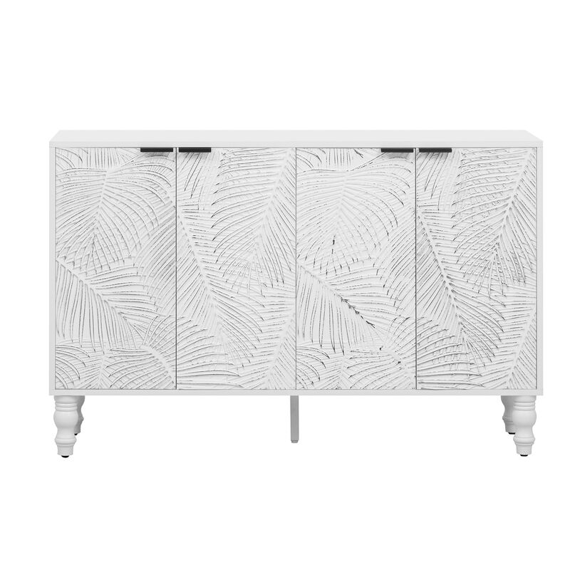 Merax Solid Wood Modern TV Stand Media Console