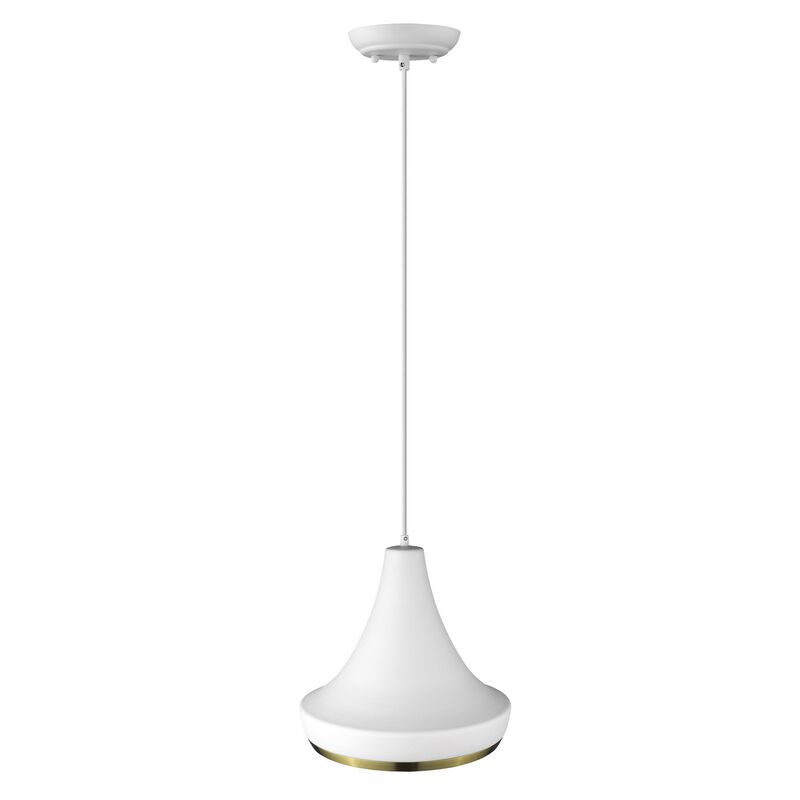 Hivvago Tholos 1-Light White Pendant