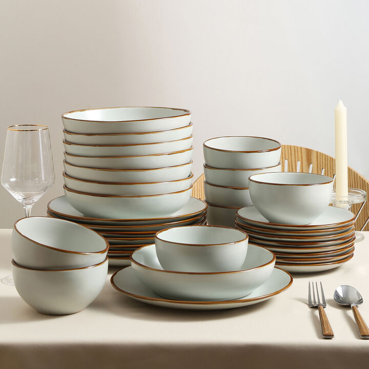 Stone Lain Brasa Stoneware 32 Piece Dinnerware Set