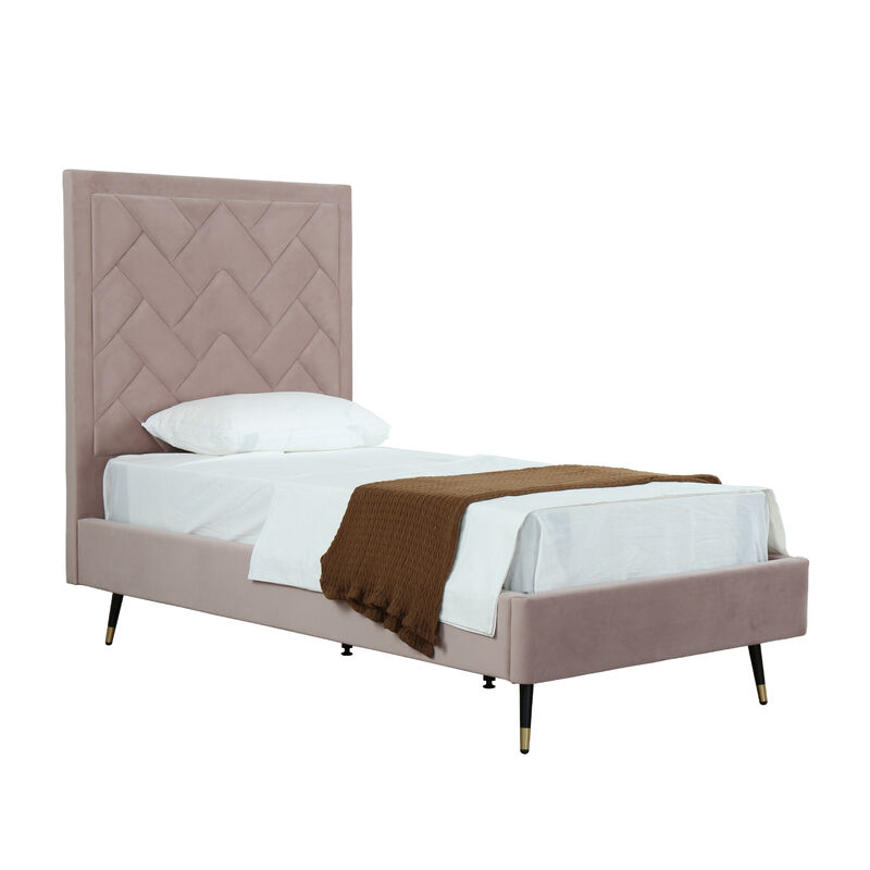 Crosby Blush Twin Bed