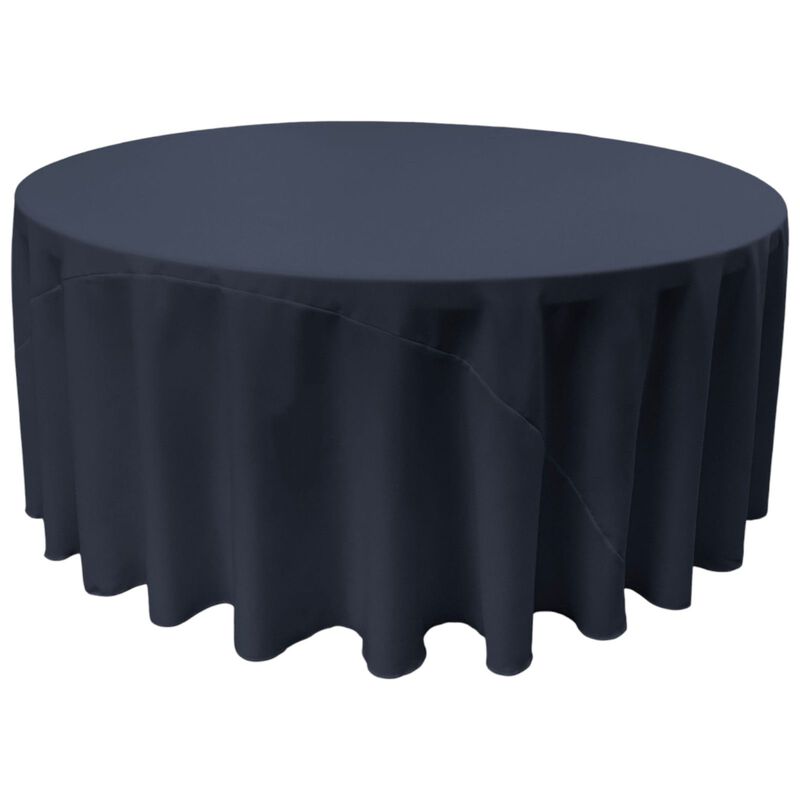 Round Polyester Poplin Tablecloth for Weddings, Parties and Banquet Tables image number 0