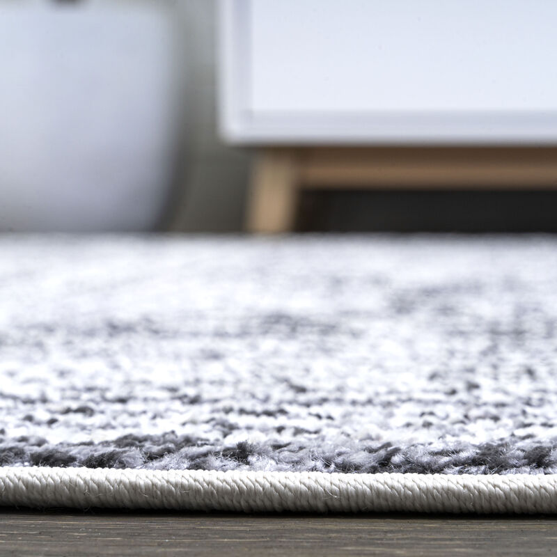 Iften Moroccan Geometric Distressed Area Rug