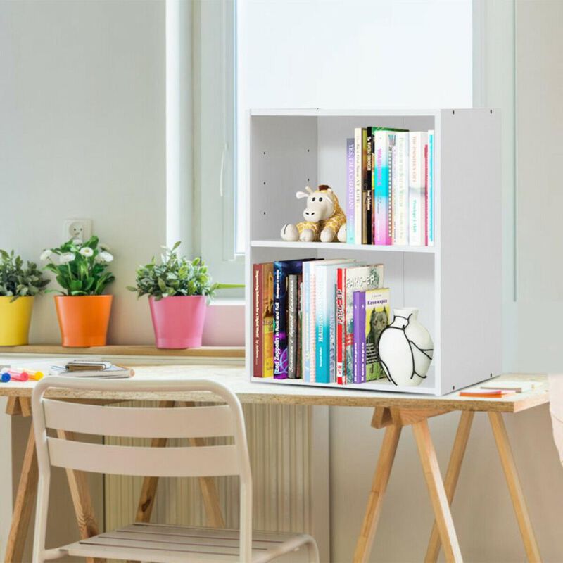 Hivvago 2-Layer Multifunctional Furniture Display Cabinet with Large Capacity Storage Space