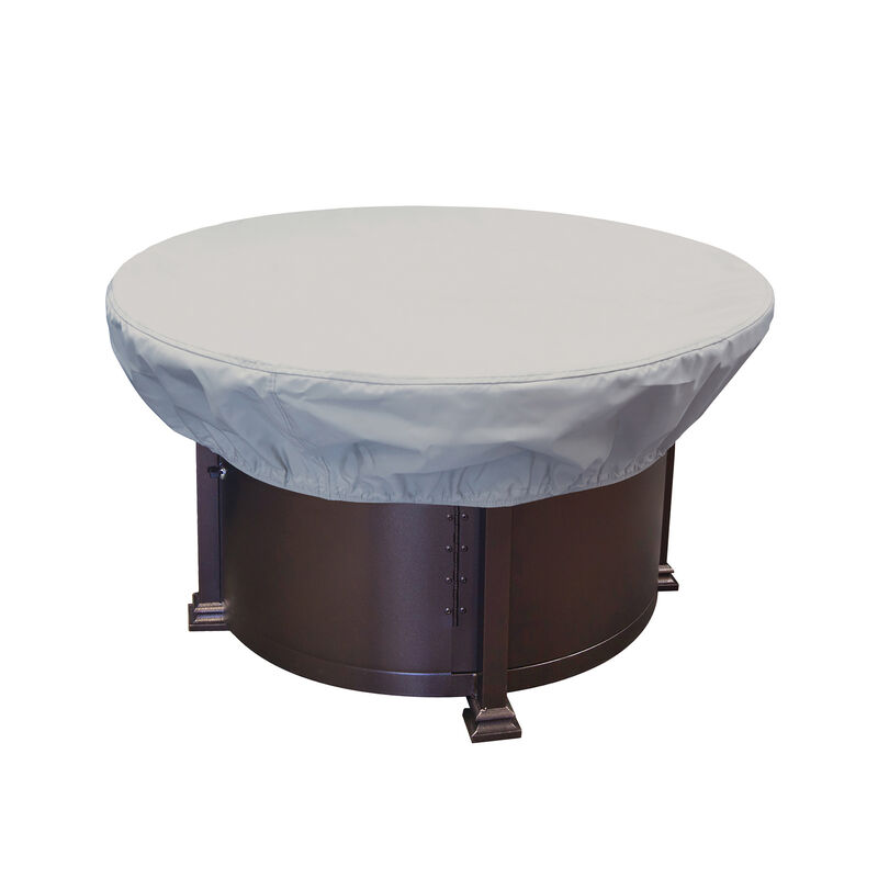 Mondawe Fits 36" to 42" Dia x 12" H 36" Round Fire Pit / Ottoman Protective Cover image number 0