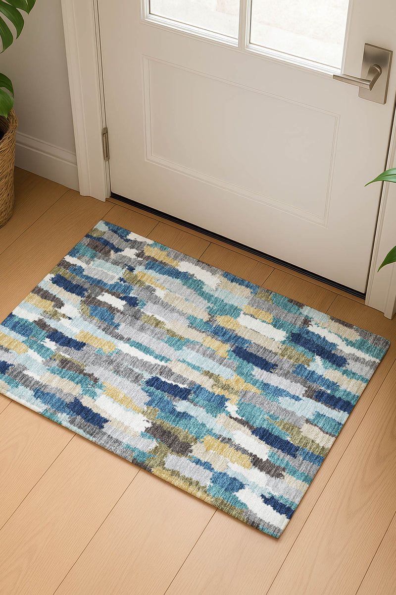 Kenner KN6 Teal 9' x 12' Rug image number 2