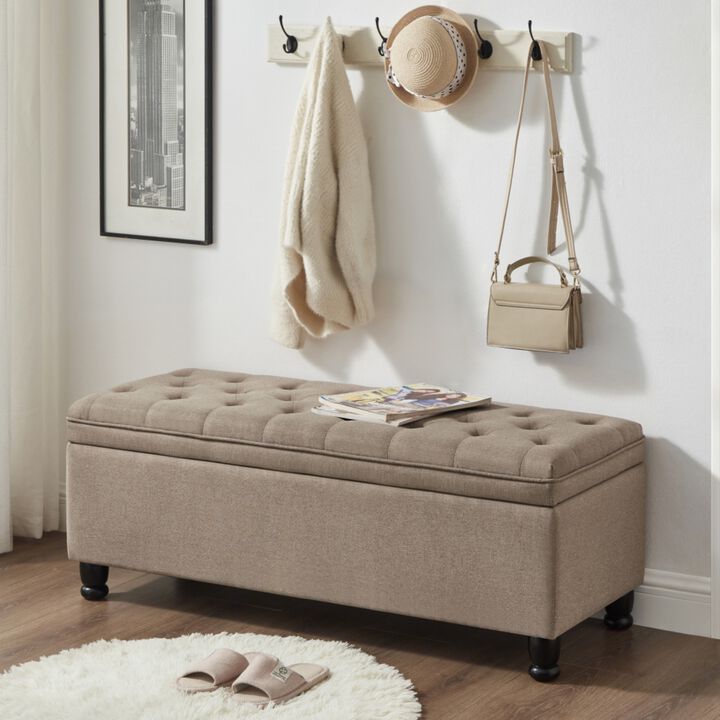 Bemgwu Storage Linen Bench