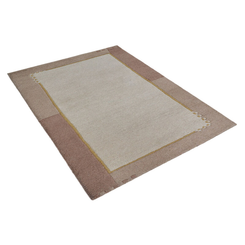 Rugsotic Carpets Hand Knotted Tibbati Wool Size Area Rug Contemporary Size T00205 image number 2