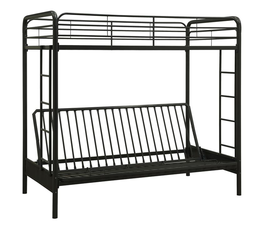 Atwater Living Metal Twin Over Futon Bunk Bed