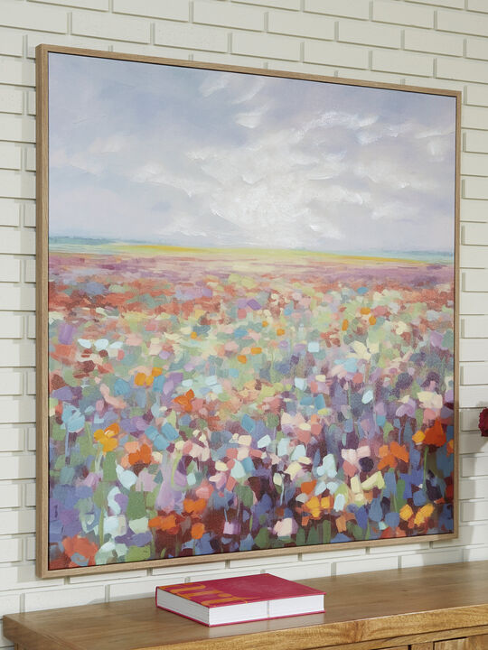 Sethford Floral Fields Wall Art