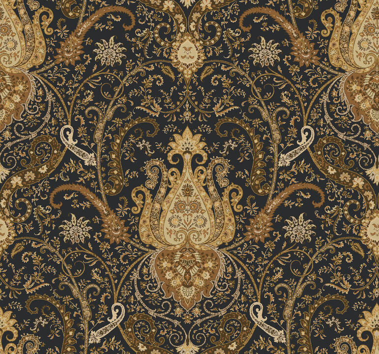 Byzance Brown Wallpaper