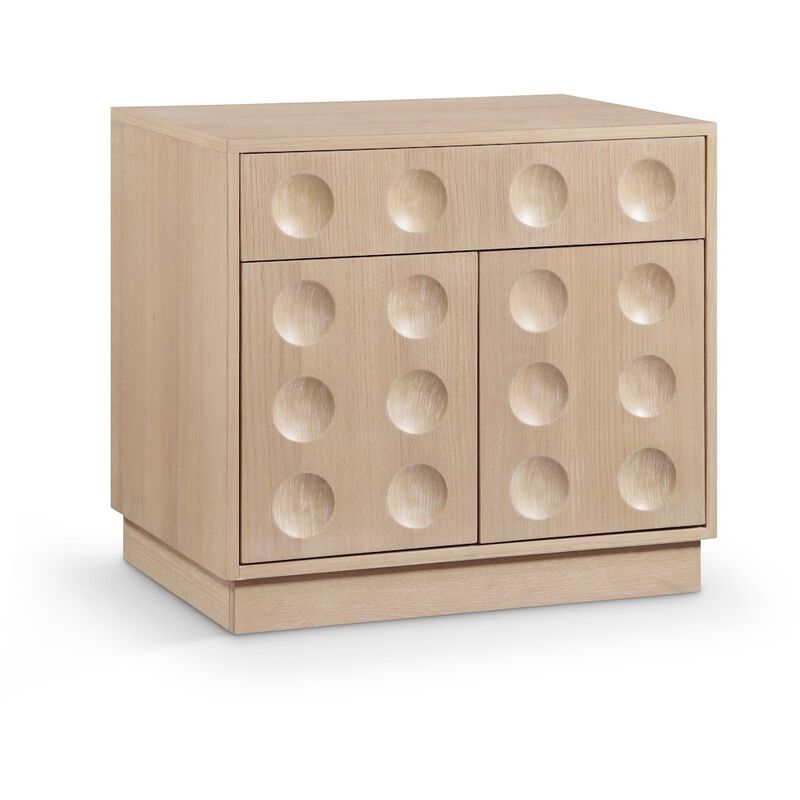 Meridian Furniture Compass Natural Night Stand